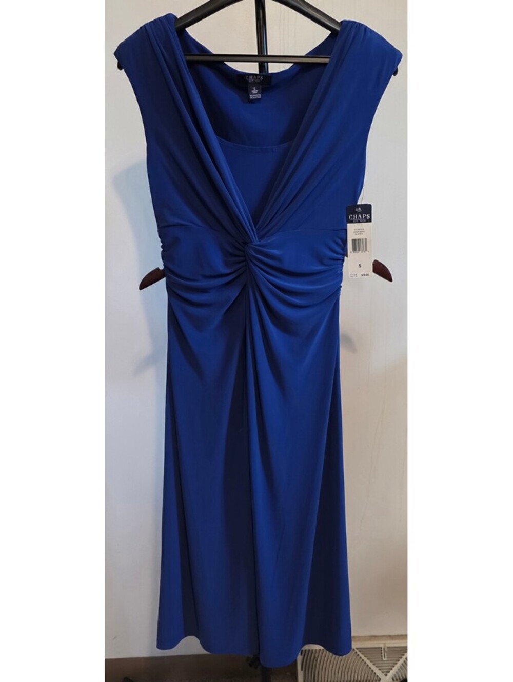 Chaps Knot Front Matte Jersey Dress